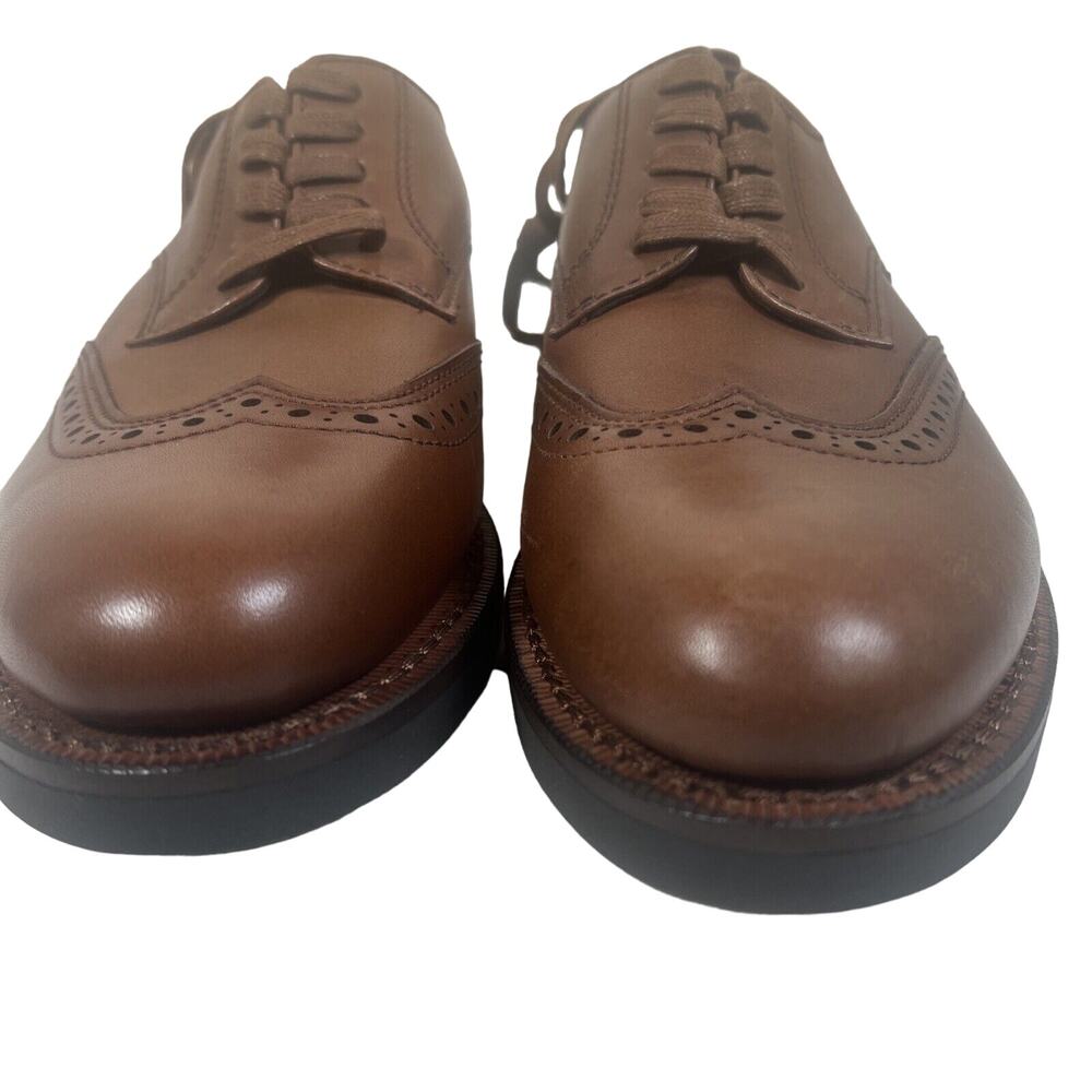 Coach Brown Wing Derby Dress Shoes Size 7d - Picture 5 of 8